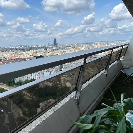 Apartament Above Eiffel Tower View Balcony Paryż