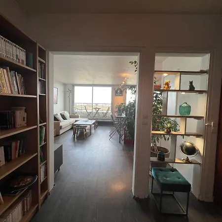 Above Eiffel Tower View Balcony *