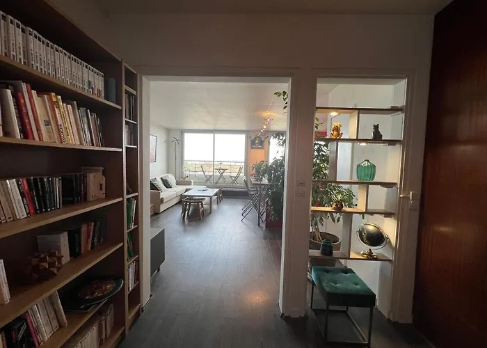 Above Eiffel Tower View Balcony *