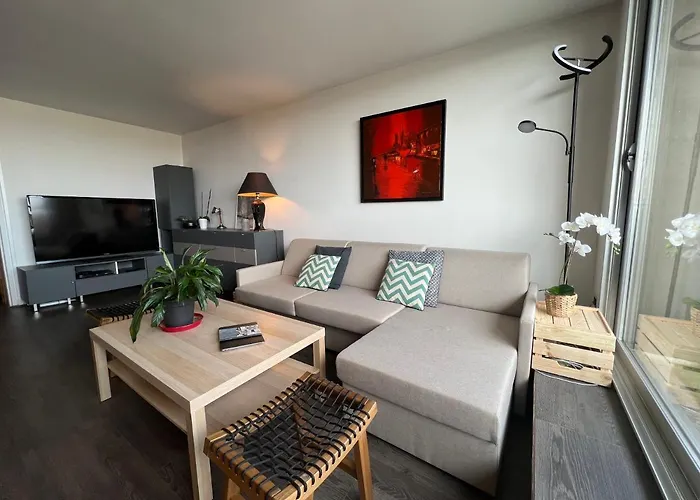 Above Eiffel Tower View Balcony Apartment Paris