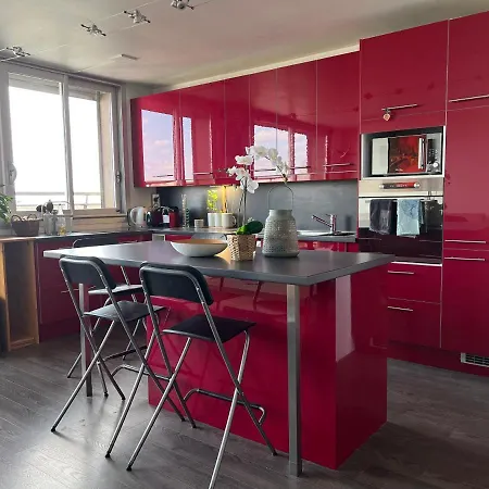 Above Eiffel Tower View Balcony *